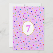 Niedlich Girl Birthday Party Einladung (Rückseite)