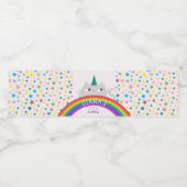 Niedlich Girl Birthday Wasserflaschenetikett (Einzelnes Label)