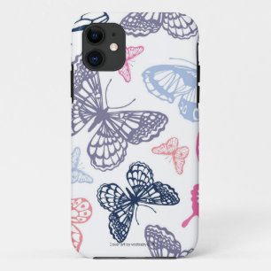 Niedlich Girl Colorful Butterfly Illustrationsmust Case-Mate iPhone Hülle