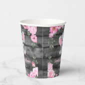 Niedlich Girl Elephant Floral Baby Shower Becher (Rechts)