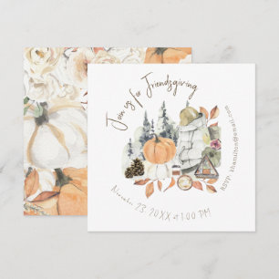 Niedlich Girl Friendsgiving Erntedank Dinner