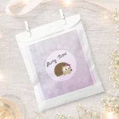 Niedlich Girl Igel Party Time Geschenktütchen (Ausgeschnitten)
