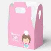 Niedlich Girl Koch Kochen Geburtstagsparty Geschenkschachtel (Geöffnet)