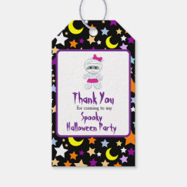 Niedlich Girl Mummy Halloween-Party Geschenkanhänger