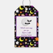 Niedlich Girl Mummy Halloween-Party Geschenkanhänger (Rückseite)