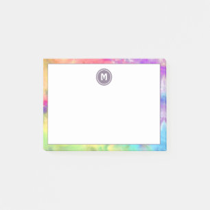 Niedlich Girl Pastel Rainbow Batik Gefärbte Krawa Post-it Klebezettel