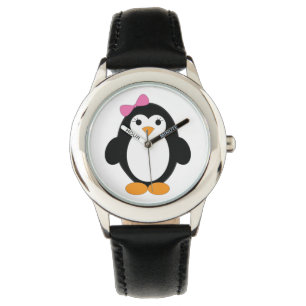 Niedlich Girl Penguin Armbanduhr