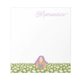 Niedlich Girl Personalisiert Niedlich Daisy Greene Notizblock