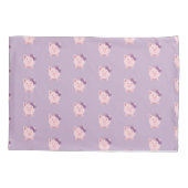 Niedlich Girl Pig Kissenbezug (Rückseite)