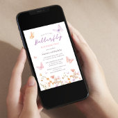 Niedlich Girl Pink 2. Geburtstag Einladung