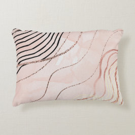 Niedlich Girl Pink Bohemische Rose Gold Design Dekokissen