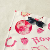 Niedlich Girl Pink Disco Cowgirl Ästhetik Strandtuch (Beispiel)