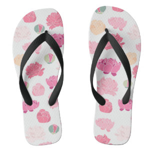 Niedlich Girl Pink Floral Badesandalen