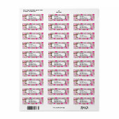 Niedlich Girl Pink Sock Monkey Girl Pattern Collag (Vorne)