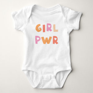 Niedlich Girl Power Baby Bodysuit Strampler