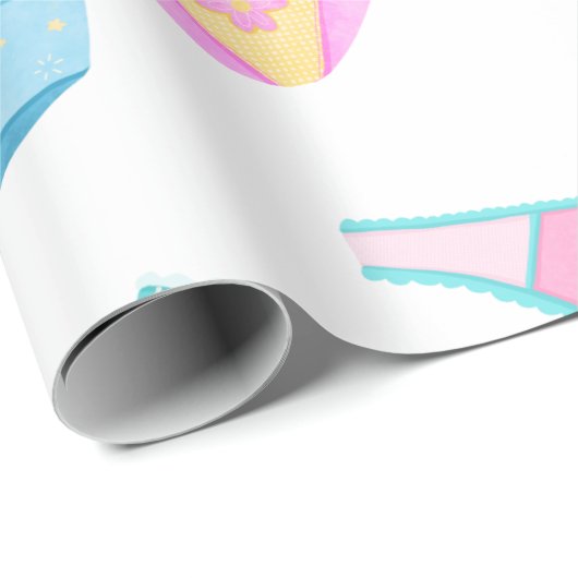 Niedlich Girl Power Underwear Girl Geschenkpapier (Rolleneckpunkt)