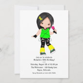 Niedlich Girl Rock Star Geburtstagsparty Einladung (Vorderseite)