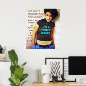 NIEDLICH GIRL TRUTHSEEKERS POSTER (Heimbüro)