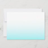 Niedlich Girls 5th Birthday Balloon Party Einladung (Rückseite)