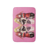 Niedlich Girls Anime Thunder_Cove Badematte (Vorderseite Vertikal)