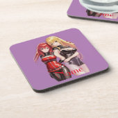 Niedlich Girls Anime Thunder_Cove Getränkeuntersetzer (Linke Seite)