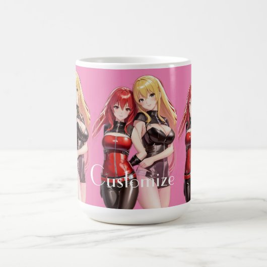 Niedlich Girls Anime Thunder_Cove Kaffeetasse (Mittel)