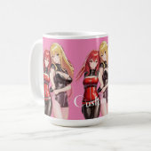 Niedlich Girls Anime Thunder_Cove Kaffeetasse (Vorderseite Links)