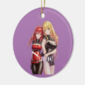 Niedlich Girls Anime Thunder_Cove Keramik Ornament (Links)