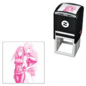 Niedlich Girls Anime Thunder_Cove Permastempel (Beispiel)