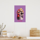Niedlich Girls Anime Thunder_Cove Poster (Küche)