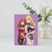 Niedlich Girls Anime Thunder_Cove Postkarte (Stehend Vorderseite)
