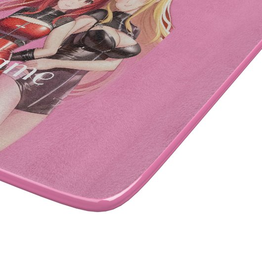 Niedlich Girls Anime Thunder_Cove Schneidebrett (Ecke)