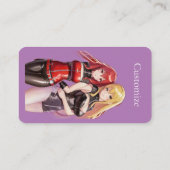 Niedlich Girls Anime Thunder_Cove Visitenkarte (Rückseite)