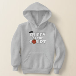 Niedlich Girls' Basketball Queen of the Court Spor Hoodie