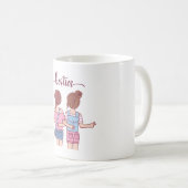 Niedlich Girls Besties Kaffeetasse (VorderseiteRechts)