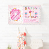 Niedlich Girls Donuts | Cupcakes glücklich 1. Gebu Banner (Insitu)