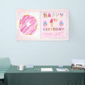 Niedlich Girls Donuts | Cupcakes glücklich 1. Gebu Banner (Messeveranstaltung)