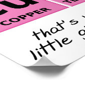 Niedlich Girls Funny Poster (Ecke)