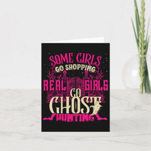 Niedlich Girls Go Hosting Paranormal Supernatura Karte