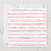 Niedlich Girls Jungle Animals Kinderdusche Einladung (Rückseite)