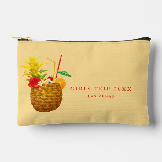 Niedlich Girls Trip Weekend Urlaub Maßgeschneidert Zubehörtasche (Vorderseite)