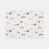 Niedlich Girls Zen Yoga Meditation Spirituelle Nam Fleecedecke (Vorderseite (Horizontal))