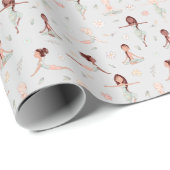Niedlich Girls Zen Yoga Meditation Spirituelle Nam Geschenkpapier (Rolleneckpunkt)