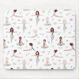 Niedlich Girls Zen Yoga Meditation Spirituelle Nam Mousepad