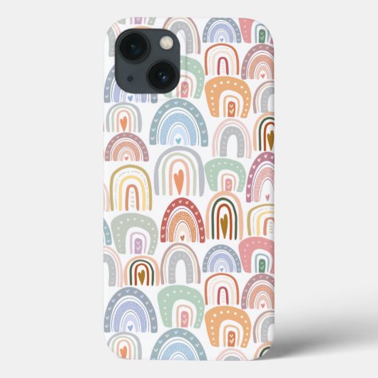 Niedlich Girly Assorful Rainbow Boho Case-Mate iPhone Hülle (Rückseite)