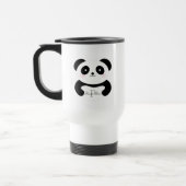 Niedlich Girly Baby Panda Bear Monogram Reisebecher (Links)