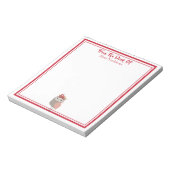 Niedlich Girly Bird Notizblock (Rotiert)