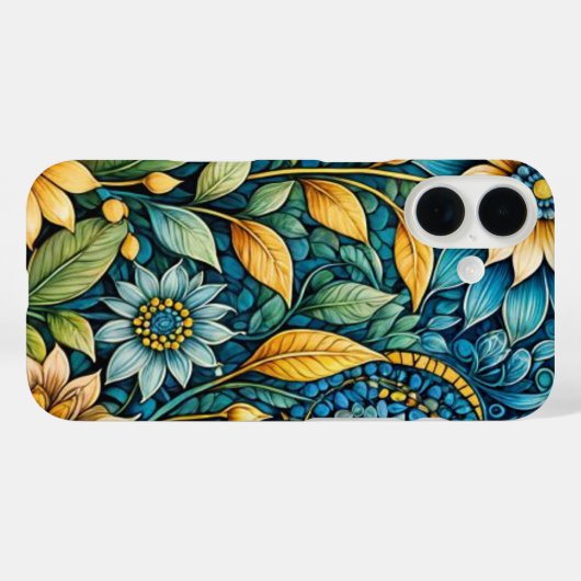 Niedlich Girly Blue Case-Mate iPhone Hülle (Rückseite (Horizontal))