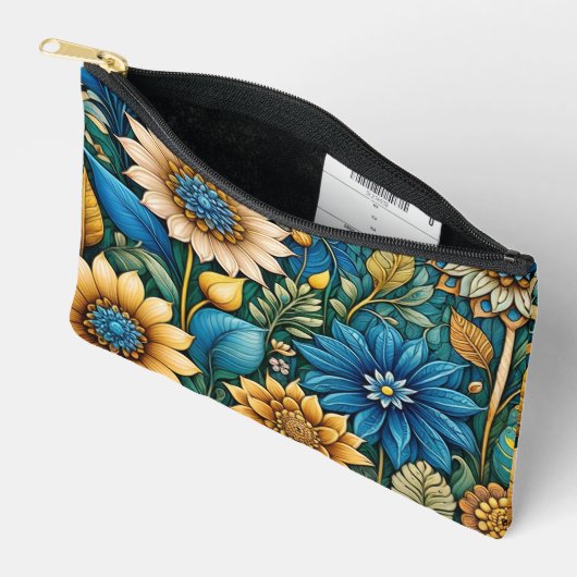 Niedlich Girly Blue Zubehörtasche (Offen)