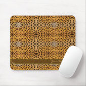 Niedlich Girly Cheetah Pattern Animal Print & Stil Mousepad (Mit Mouse)